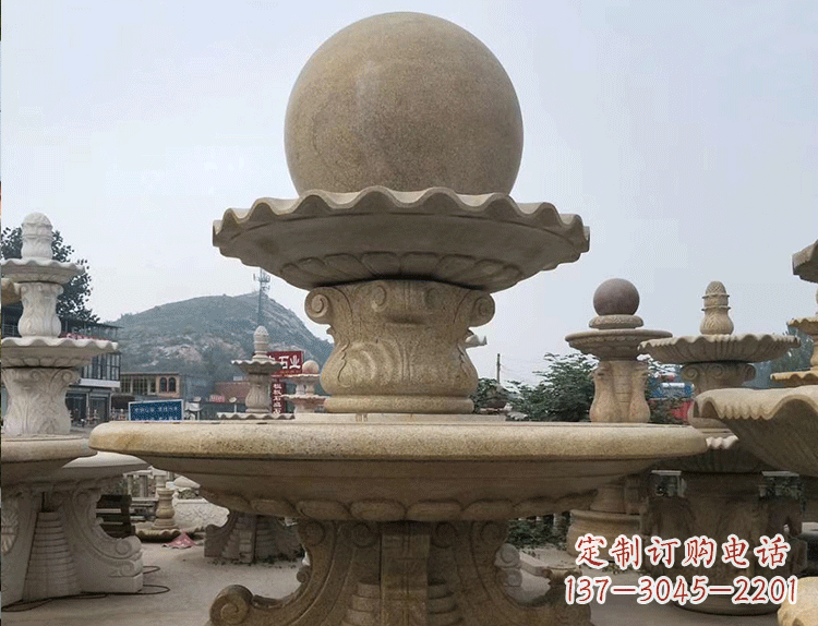 郑州石雕汉白玉喷泉