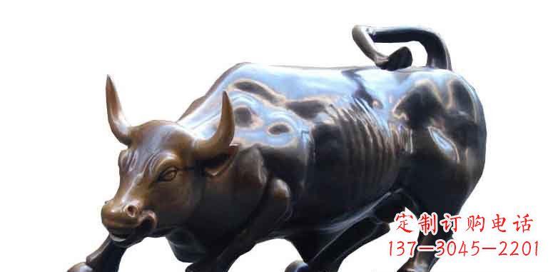 郑州玻璃钢仿铜牛公园动物雕塑雕刻艺术的精美绝伦