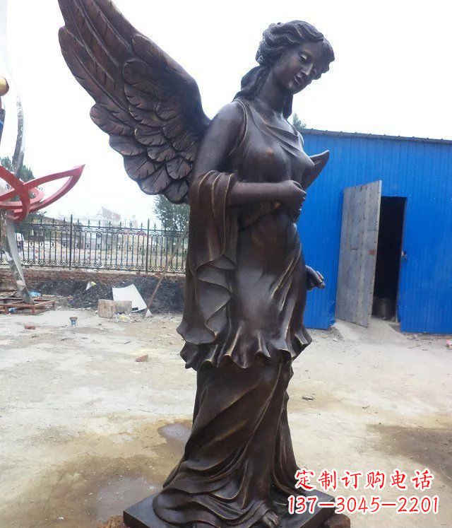 郑州玻璃钢仿铜欧式女人雕塑