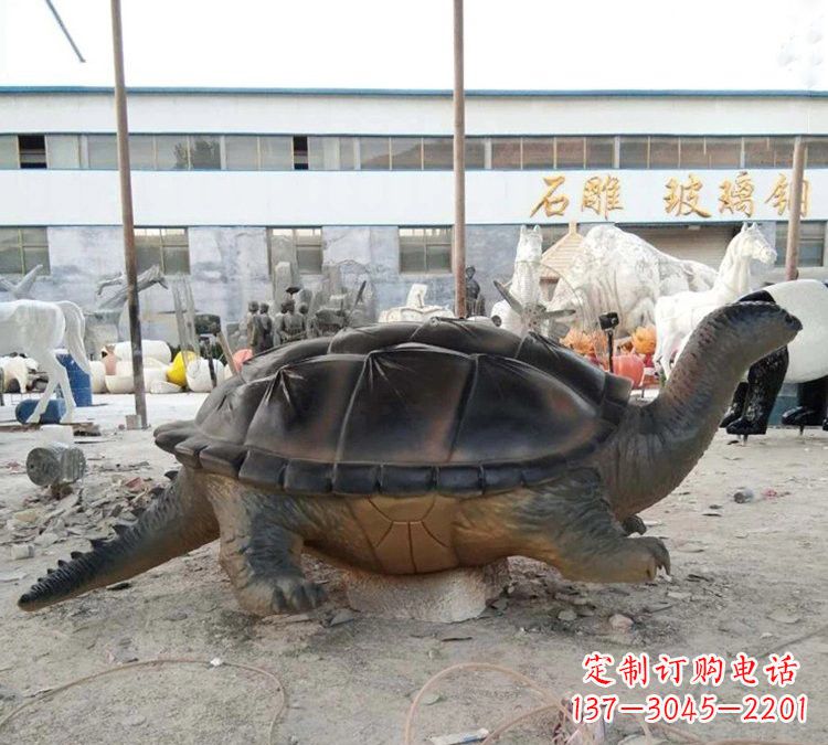 郑州玻璃钢乌龟雕塑——精致美丽的艺术品