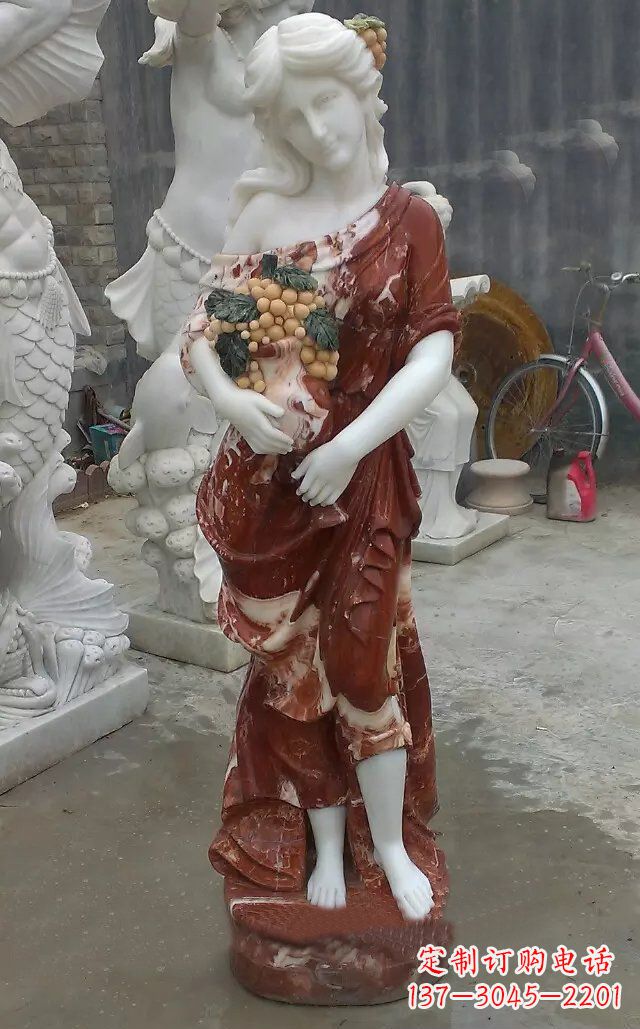郑州玻璃钢之美——女性雕塑