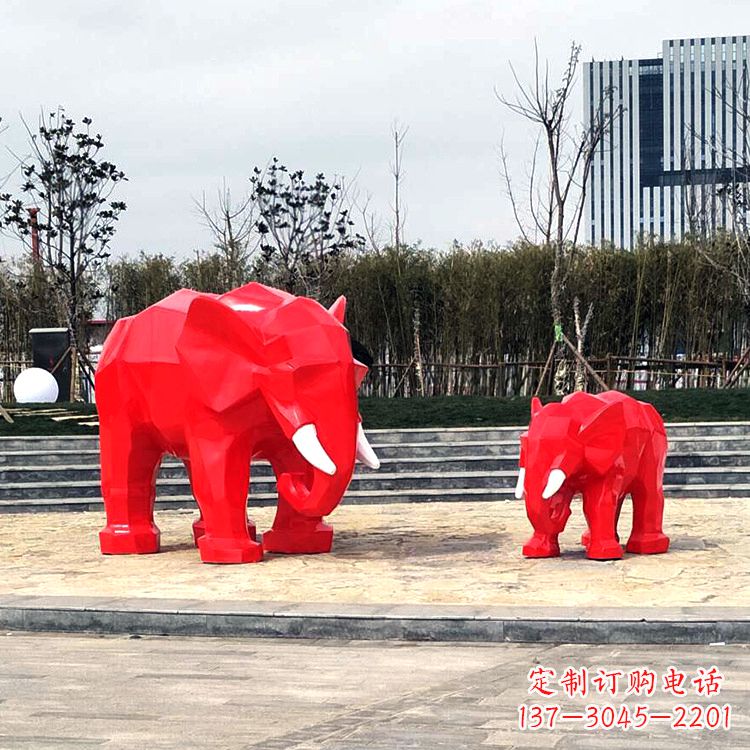 郑州玻璃钢大象雕塑艺术之美