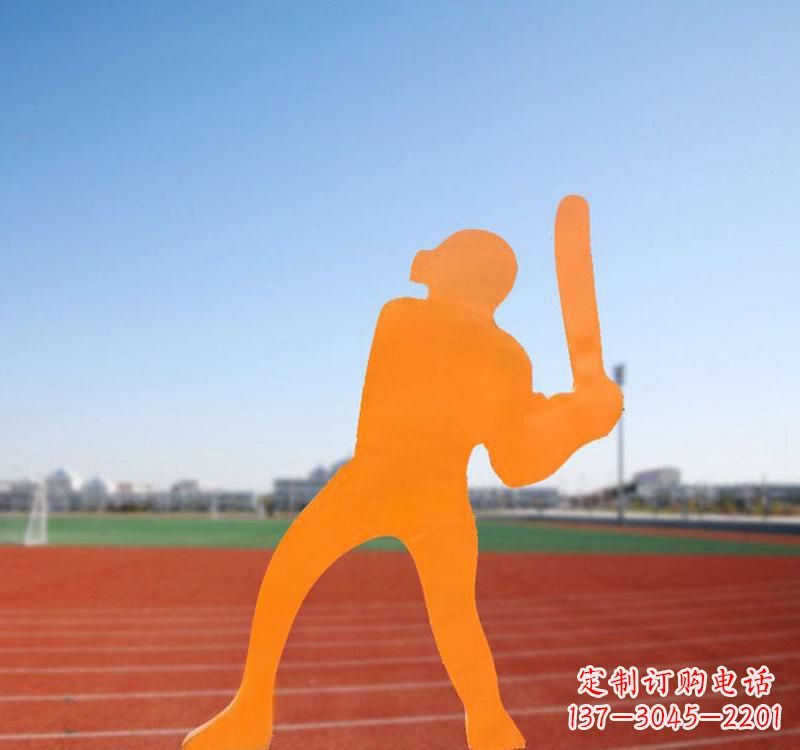 郑州棒球运动人物雕塑传承棒球精神