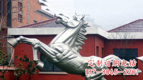 郑州不锈钢奔马雕塑展现力量与美感
