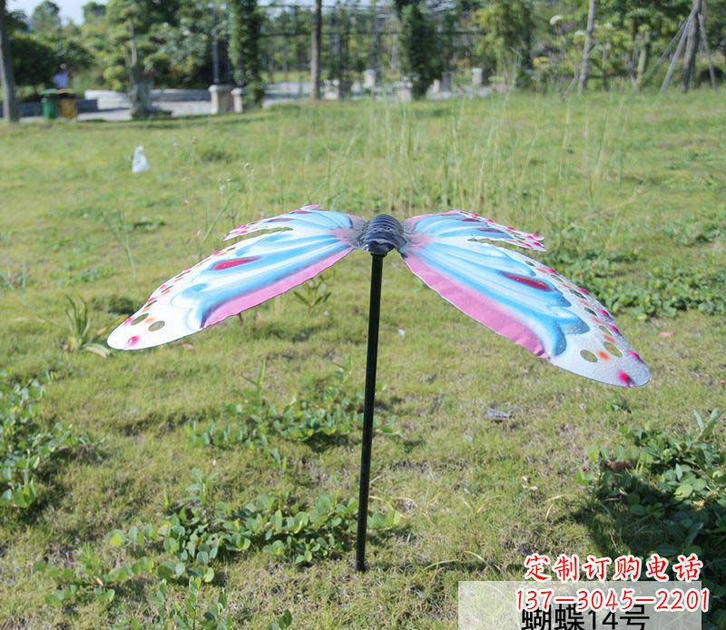 郑州不锈钢彩色蝴蝶雕塑艺术之美