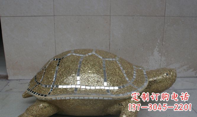 郑州不锈钢彩银乌龟公园景观雕塑艺术与自然的完美融合