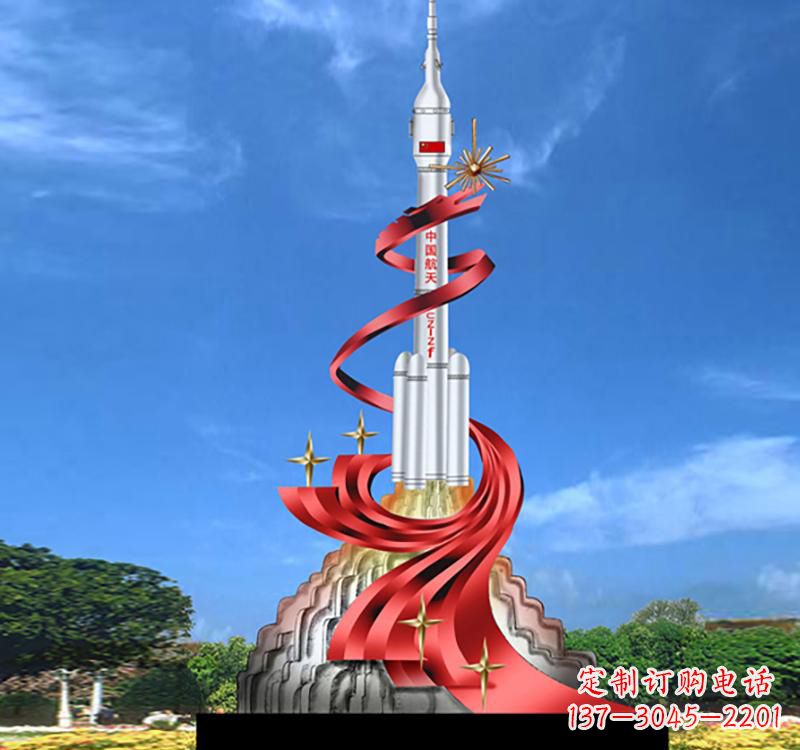 郑州嫦娥飞天——不锈钢嫦娥雕塑