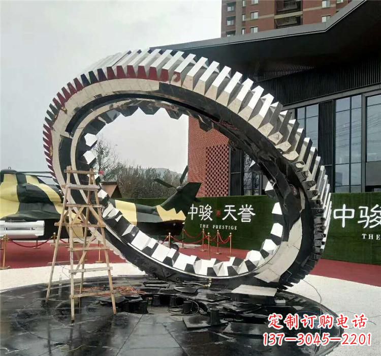 郑州不锈钢齿轮雕塑