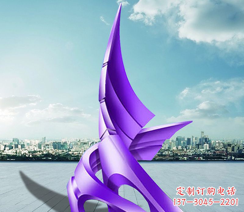 郑州不锈钢船帆雕塑静谧的海洋美景