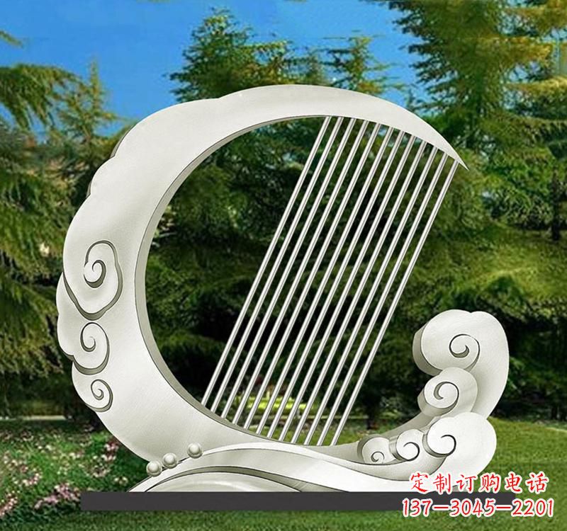 郑州精美的不锈钢月亮雕塑