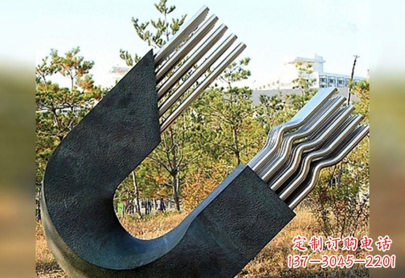 郑州不锈钢磁铁雕塑绚丽多彩的艺术珍品