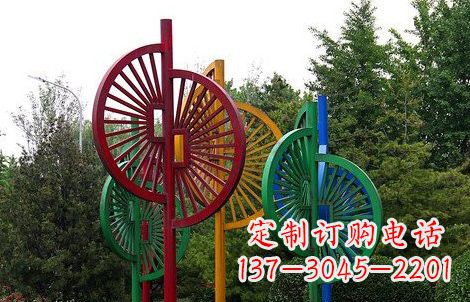 郑州不锈钢风车雕塑——动态美的艺术结晶