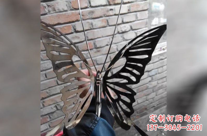 郑州精美不锈钢蝴蝶雕塑