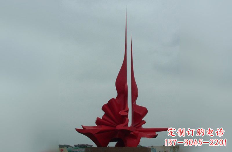 郑州精美不锈钢火炬雕塑