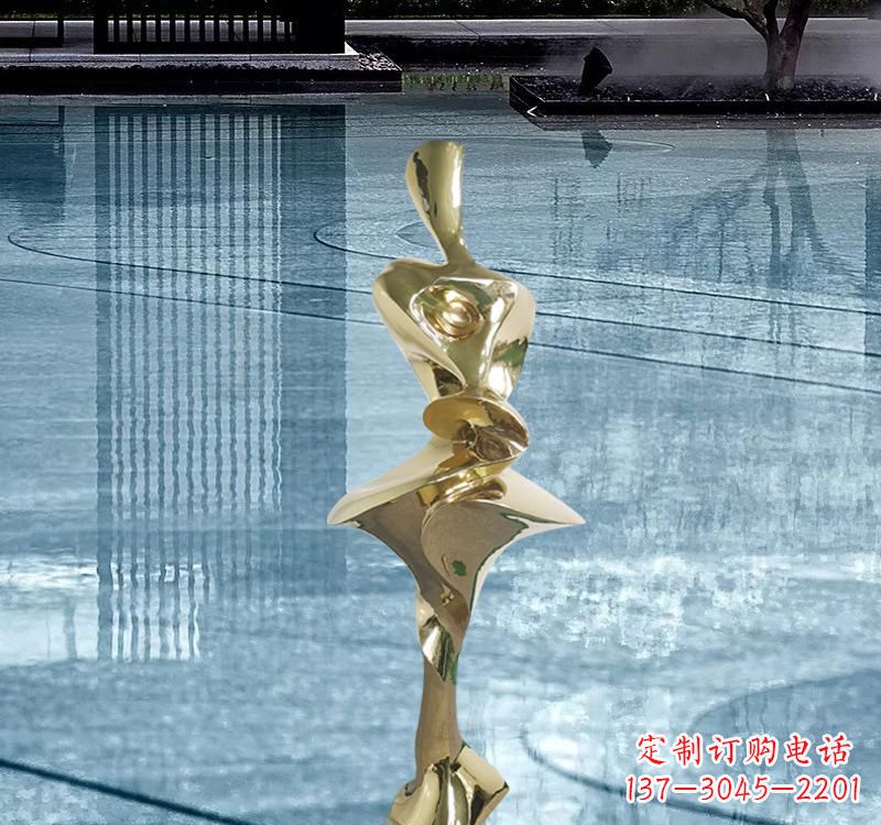 郑州不锈钢材质的人体雕塑