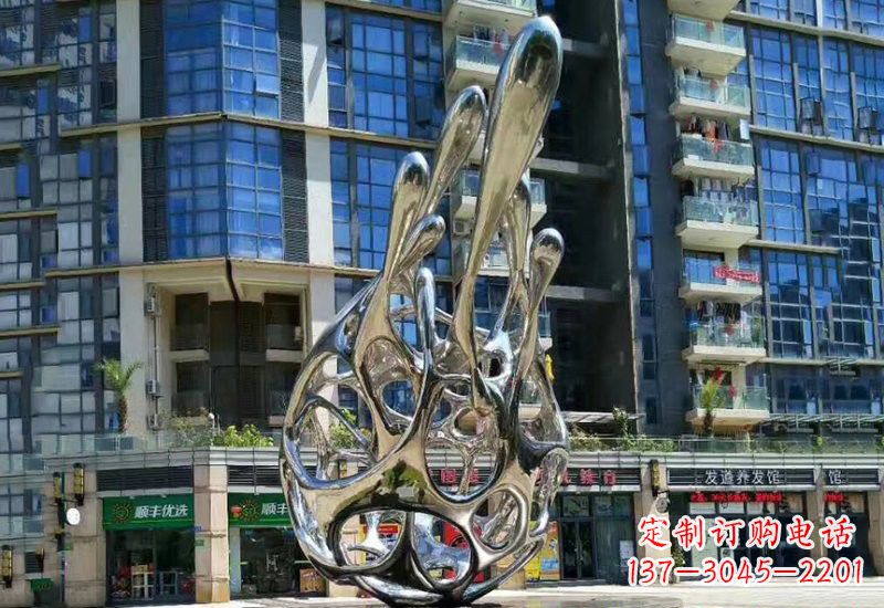 郑州不锈钢龙雕塑——象征着力量与灵气