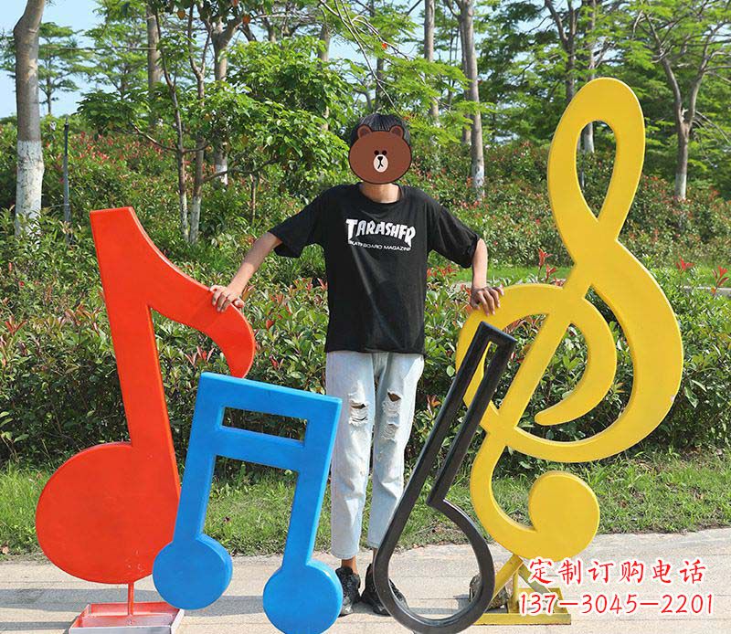 郑州不锈钢公园音符雕塑——精美绝伦