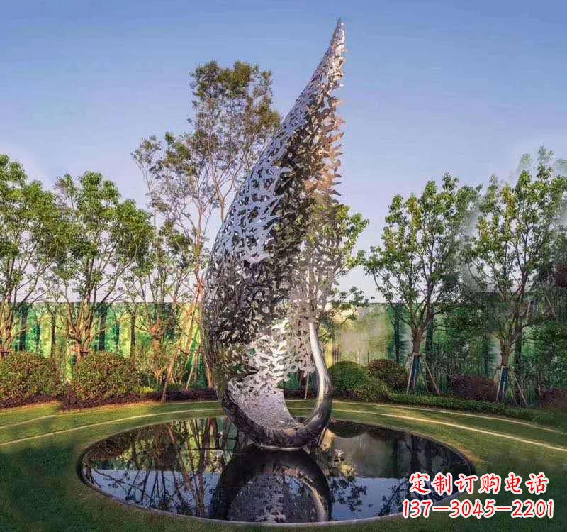 郑州不锈钢凤凰雕塑精美绝伦
