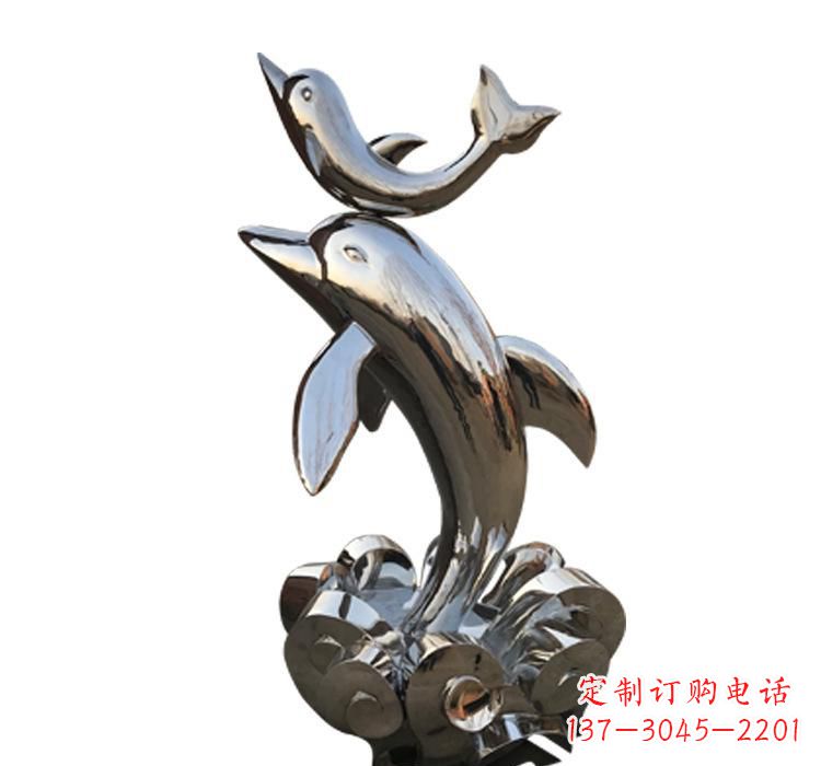 郑州海豚雕塑艺术与自然的完美结合