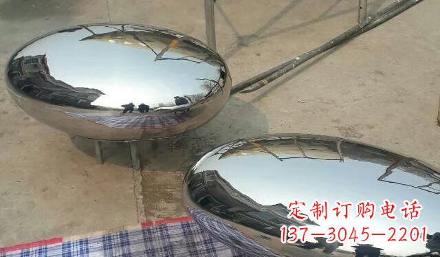 郑州不锈钢鸡蛋雕塑精美的艺术作品