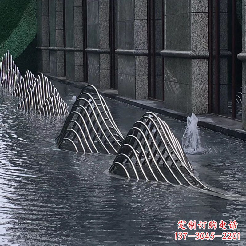 郑州不锈钢假山雕塑精美外形,百变造型