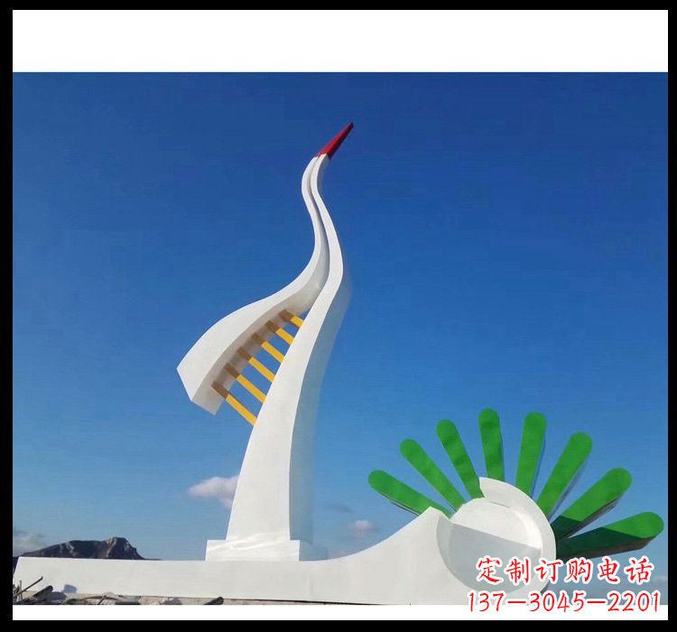 郑州不锈钢松树雕塑，美轮美奂