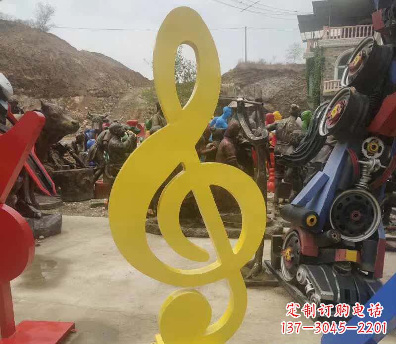 郑州不锈钢音符雕塑美丽而持久的艺术