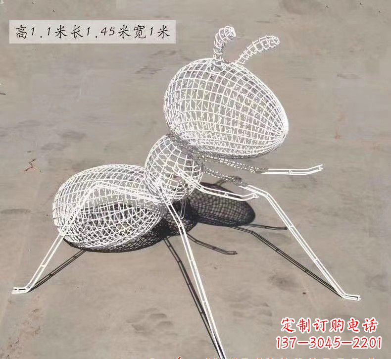 郑州不锈钢镂空蚂蚁雕塑