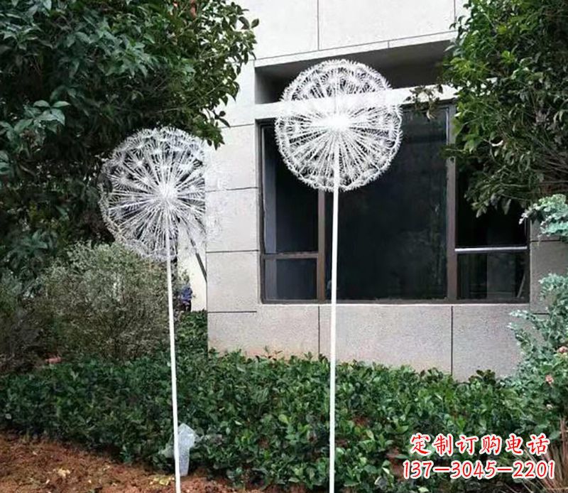 郑州不锈钢蒲公英雕塑绚丽多彩