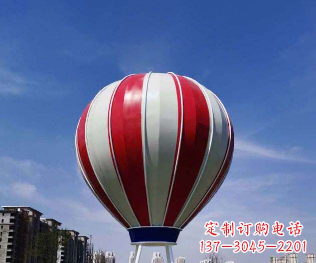 郑州不锈钢热气球雕塑给景观增添精彩