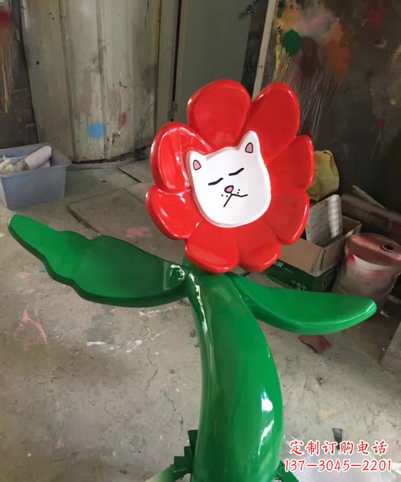 郑州不锈钢太阳花雕塑美丽的景观装饰