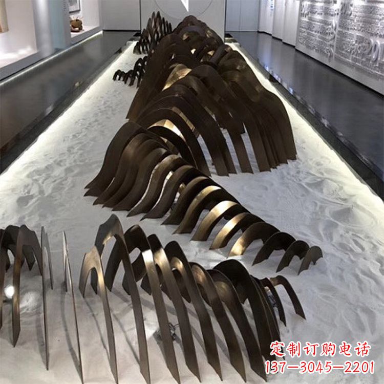 郑州不锈钢铁艺假山雕塑让自然风景回归