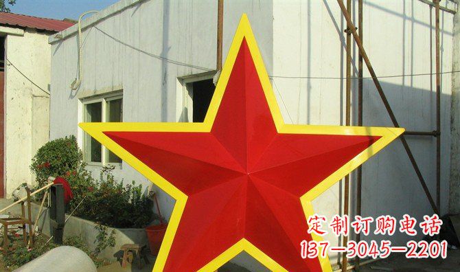 郑州不锈钢五角星雕塑——高耸入云的精美艺术
