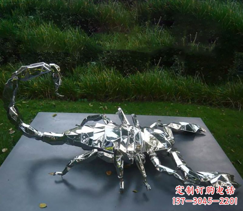 郑州不锈钢蝎子雕塑精致且充满魅力