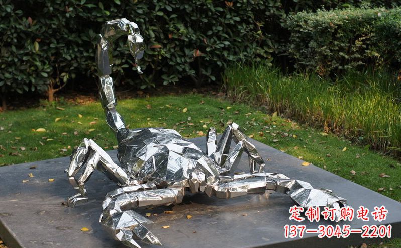 郑州不锈钢蝎子雕塑