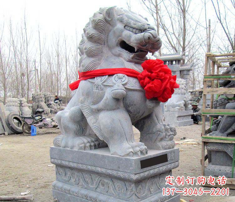 郑州雄壮狮子石雕——欢迎来到宁波