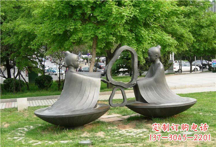 郑州古代孔融雕塑之美