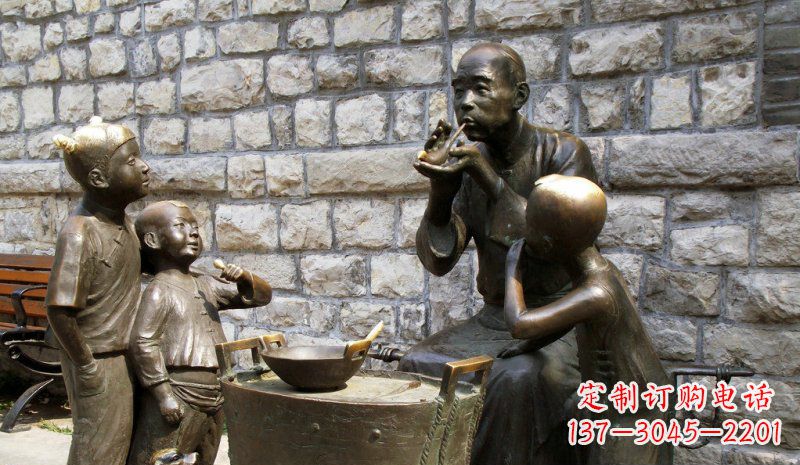 郑州糖果街的精美雕塑