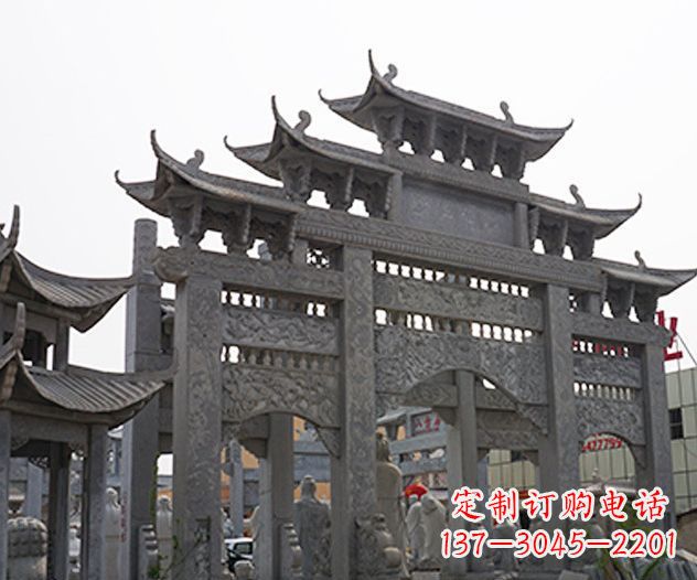 郑州牌坊石雕传承传统文化的艺术精品