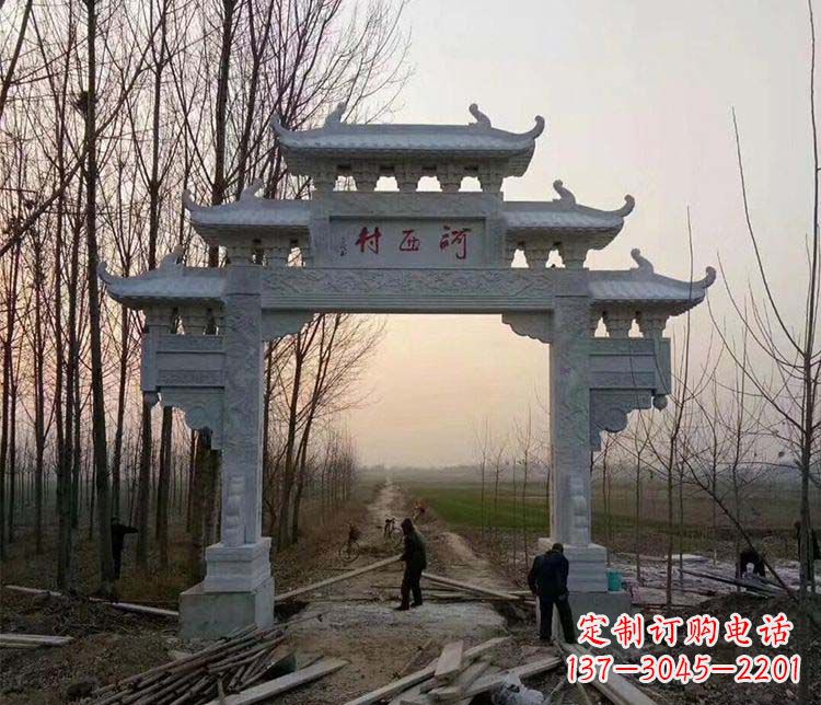 郑州牌坊雕塑——记忆中的美丽家乡