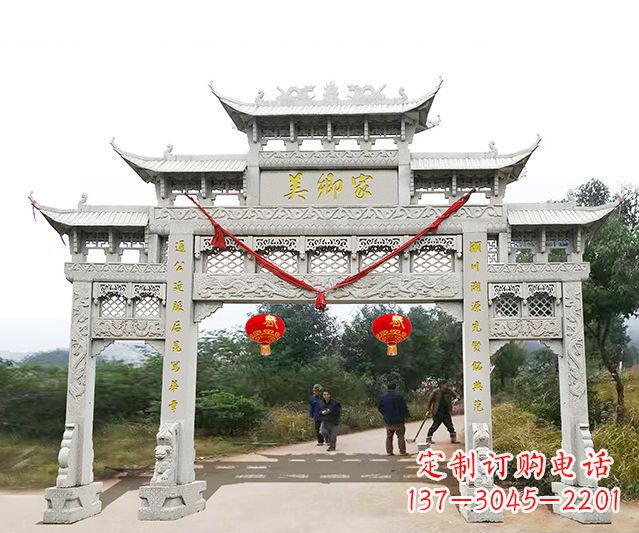 郑州牌坊雕塑珍贵的传统文化