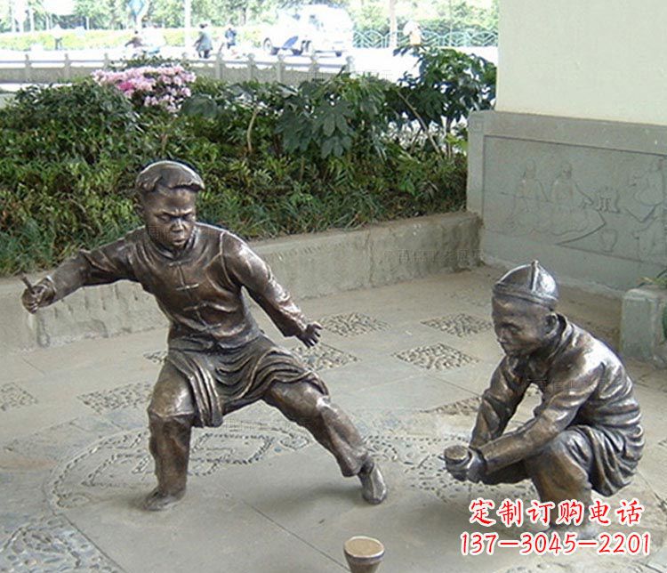 郑州陀螺雕塑一种古老的传统技艺