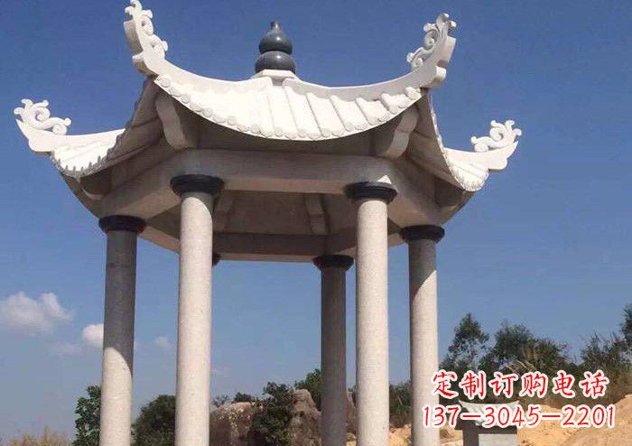 郑州大理石凉亭雕塑——传承古代工艺之精粹