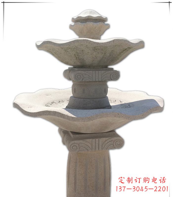 郑州大理石多层喷泉石雕精美绝伦的艺术形式