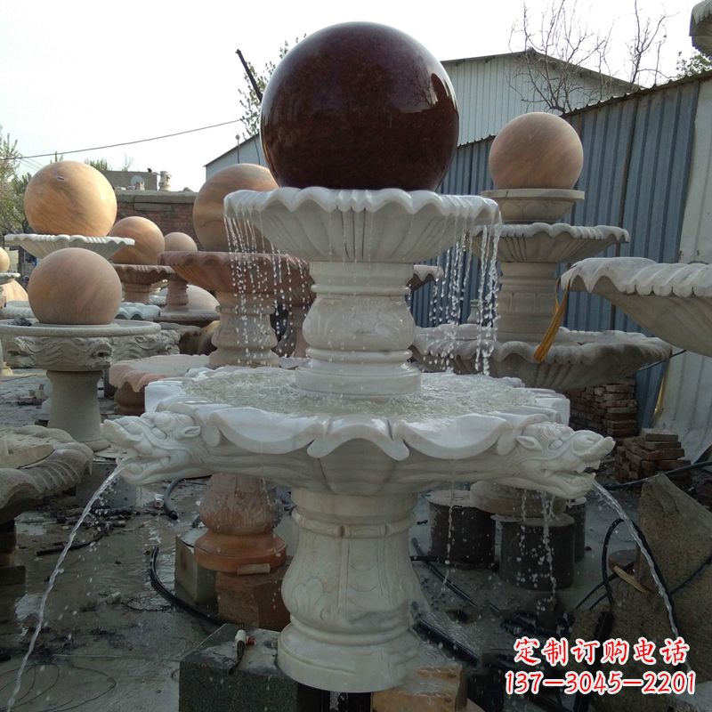 郑州大理石风水球雕塑传统文化的艺术精髓