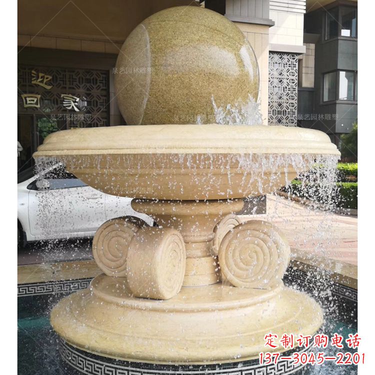 郑州大理石风水球雕塑传承古老文化的象征