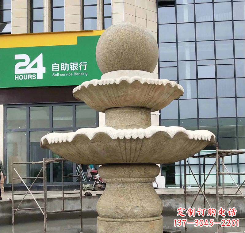 郑州大理石风水球喷泉雕塑——振奋人心的艺术杰作