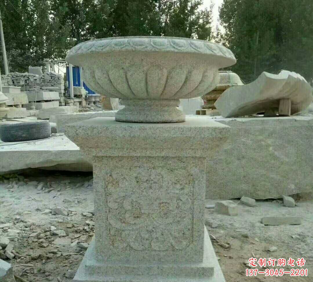 郑州大理石花盆雕塑
