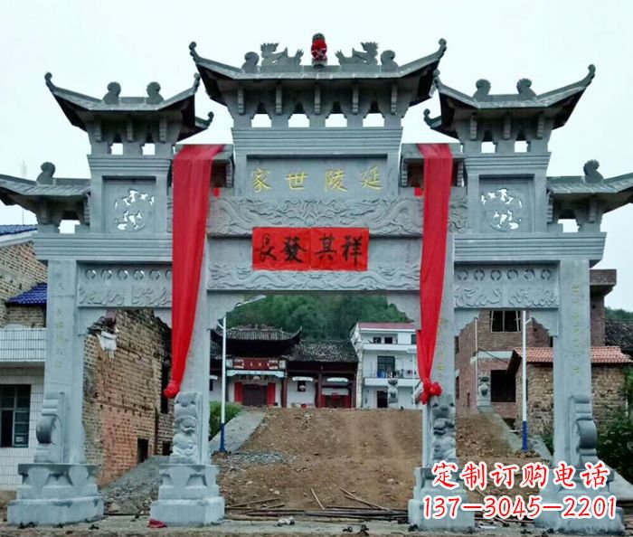 郑州精美大理石牌坊雕塑