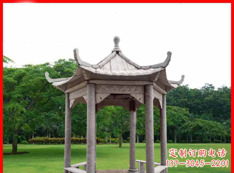 郑州精致大理石凉亭雕塑